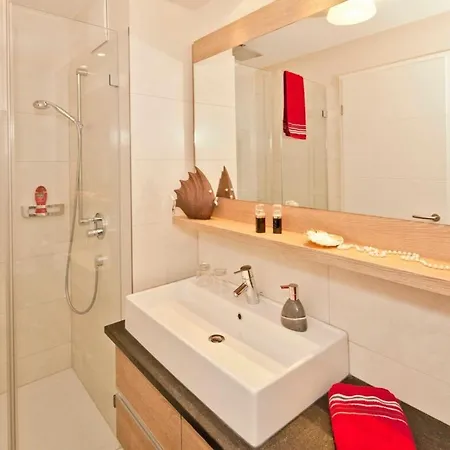 شقة Strandhaus Aurell, Whg 16 Meerblick *